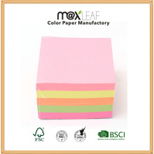 Papier couleur Cube Memo Cube